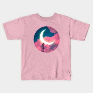 Painting In The Moonlight Kids T-Shirt